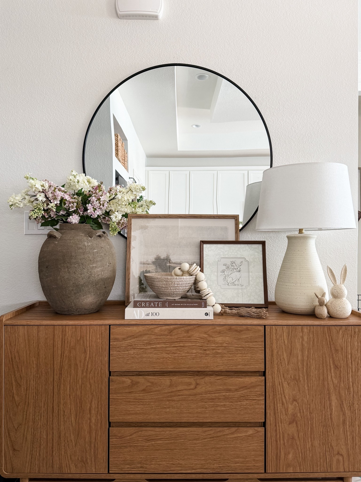 Easter / spring console table styling 🌸🐰🐥 

#LTKSpringSale #LTKSeasonal #LTKHome