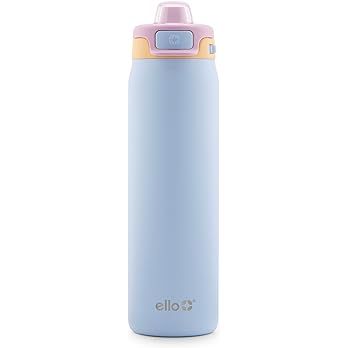 Ello Pop & Fill Stainless Steel Water Bottle with QuickFill Technology | Double Walled Vacuum Ins... | Amazon (US)
