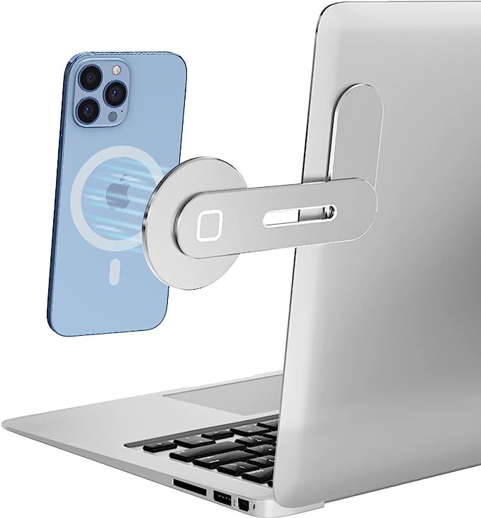 Magnetic Laptop Phone Holder with MagSafe, Computer Monitor Side Cell Phone Mount [Slim & Foldabl... | Amazon (US)