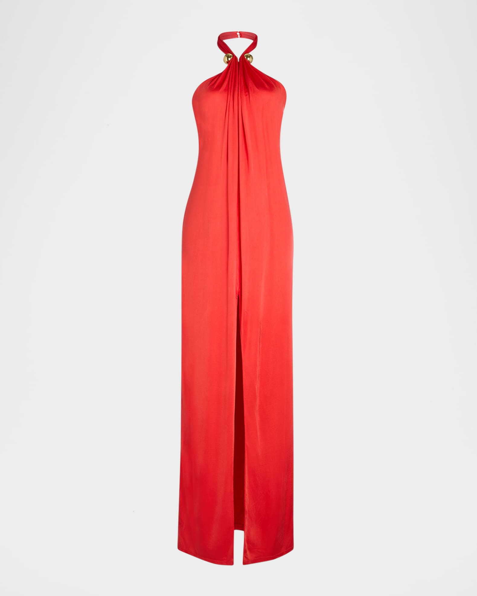 Becs Satin Halter Gown | Neiman Marcus