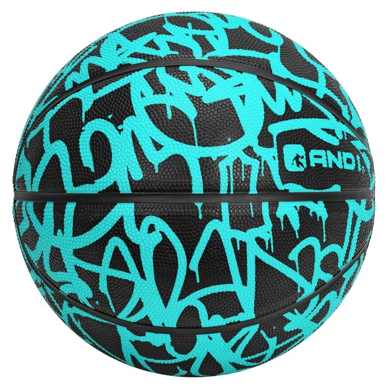 AND1 Graffiti Printed Rubber Basketball- Intermediate Size Streetball (28.5"), Made for Indoor an... | Walmart (US)
