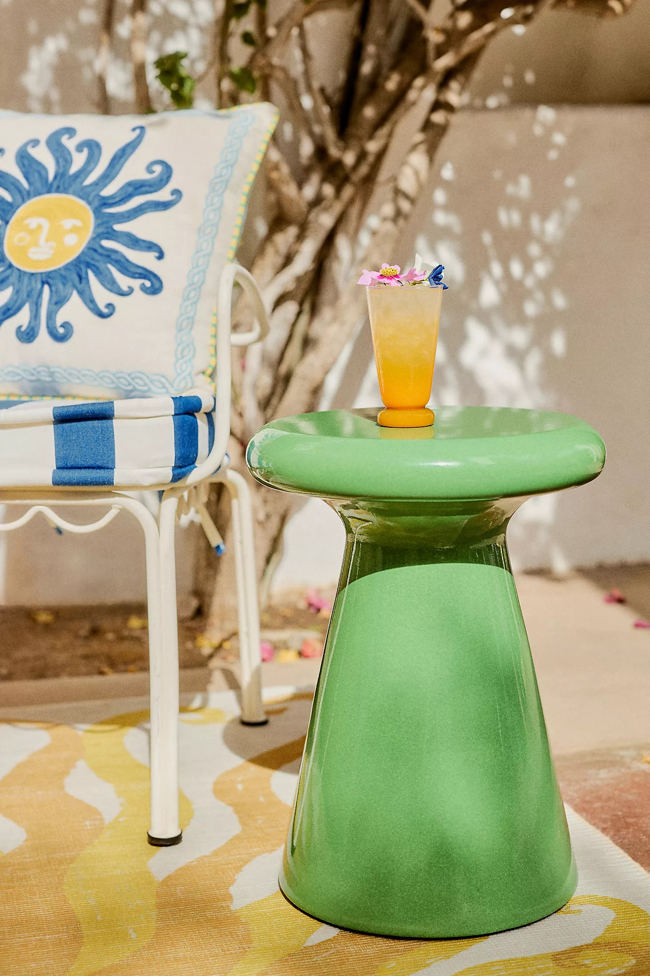 Lottie Indoor/Outdoor Side Table | Anthropologie (US)