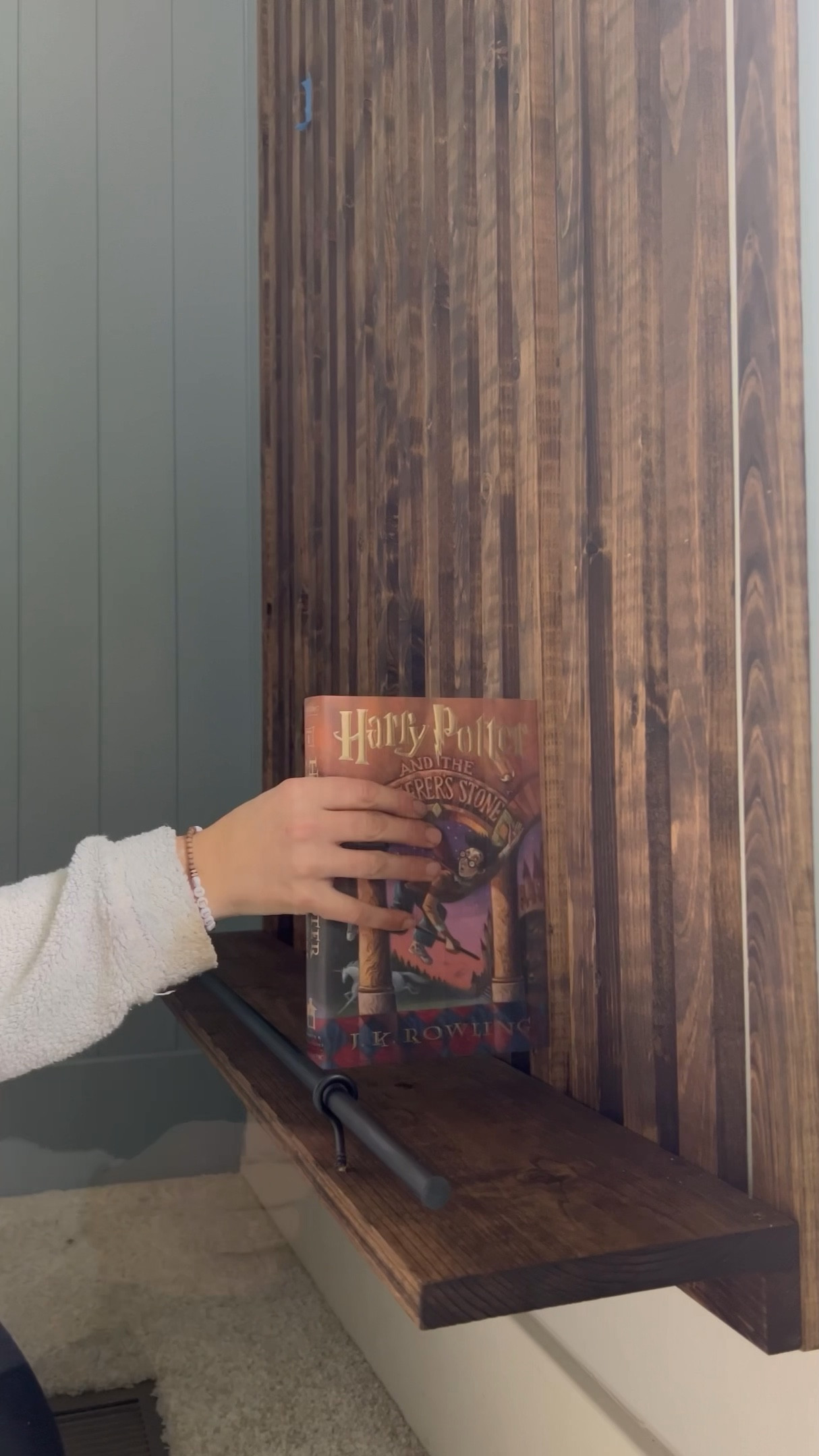 DIY kids book shelves slat wall boys room bedroom decor and design power tools project Home Depot bookshelf

#LTKkids #LTKhome #LTKFind