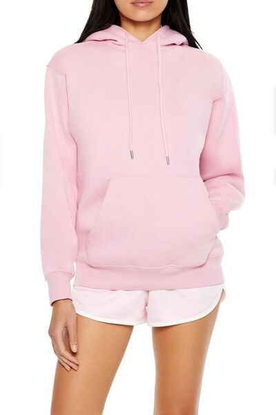 Fleece Drawstring Hoodie | Forever 21