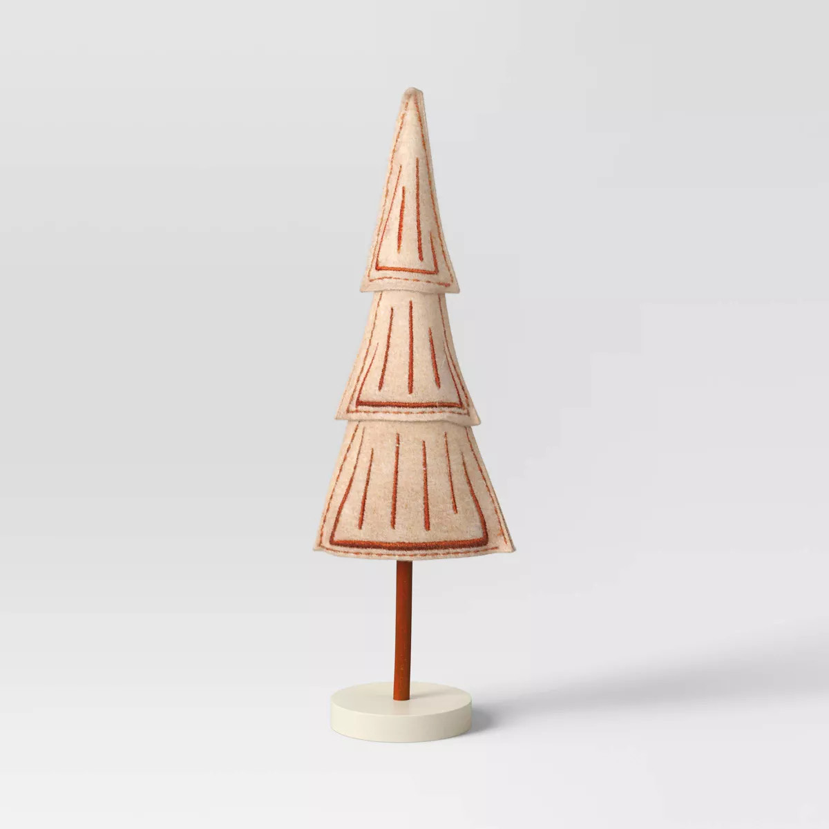 Fabric Christmas Tree Figurine - Wondershop™ Light Brown | Target