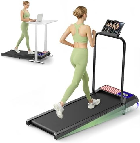 Walking Treadmills Pad,Under Desk Treadmills with Removable Handle,8% Incline Treadmills for Home... | Amazon (US)