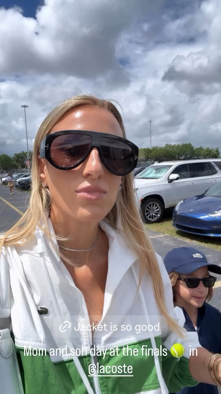 Mom and son day at the finals 🎾  in @lacoste

#LTKmomlife #LTKdayinmylife #LTKActive