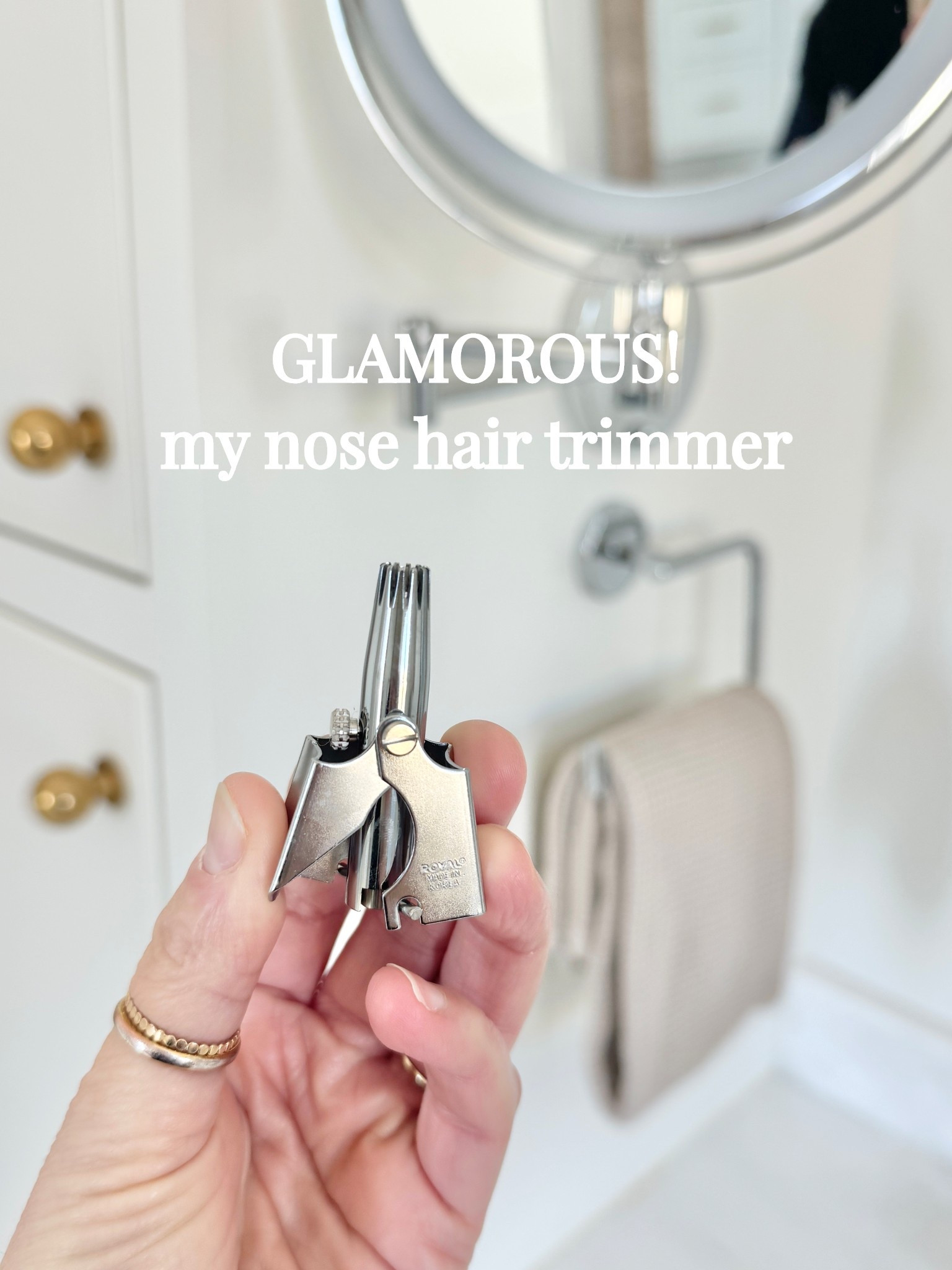 Something I won’t share with my husband. My nose hair trimmer 🙈😅. I have gotten ingrown hairs from the shaver kind 😩.  

#LTKmomlife #LTKBeauty #LTKOver40