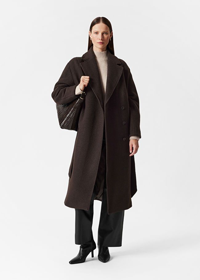 Voluminous Belted Wool Coat | & Other Stories US