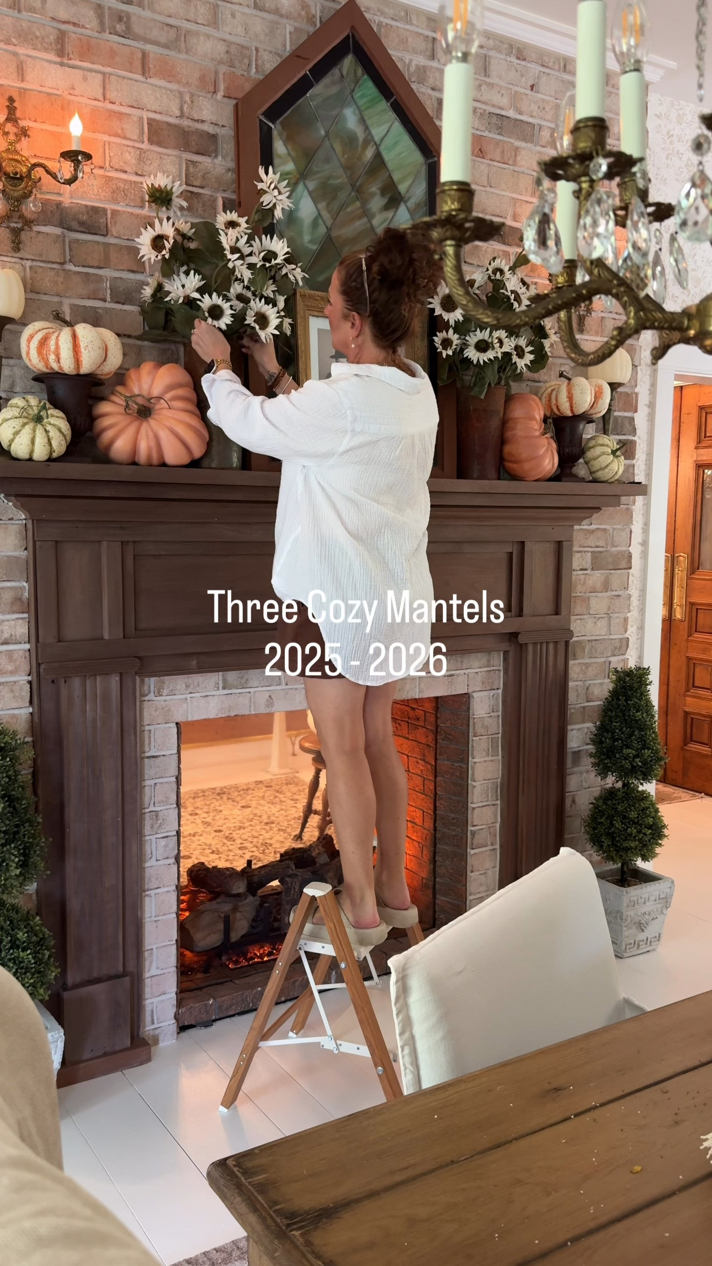 This is how I am styling my fireplace mantels for Fall.

#LTKSeasonal #LTKHome
