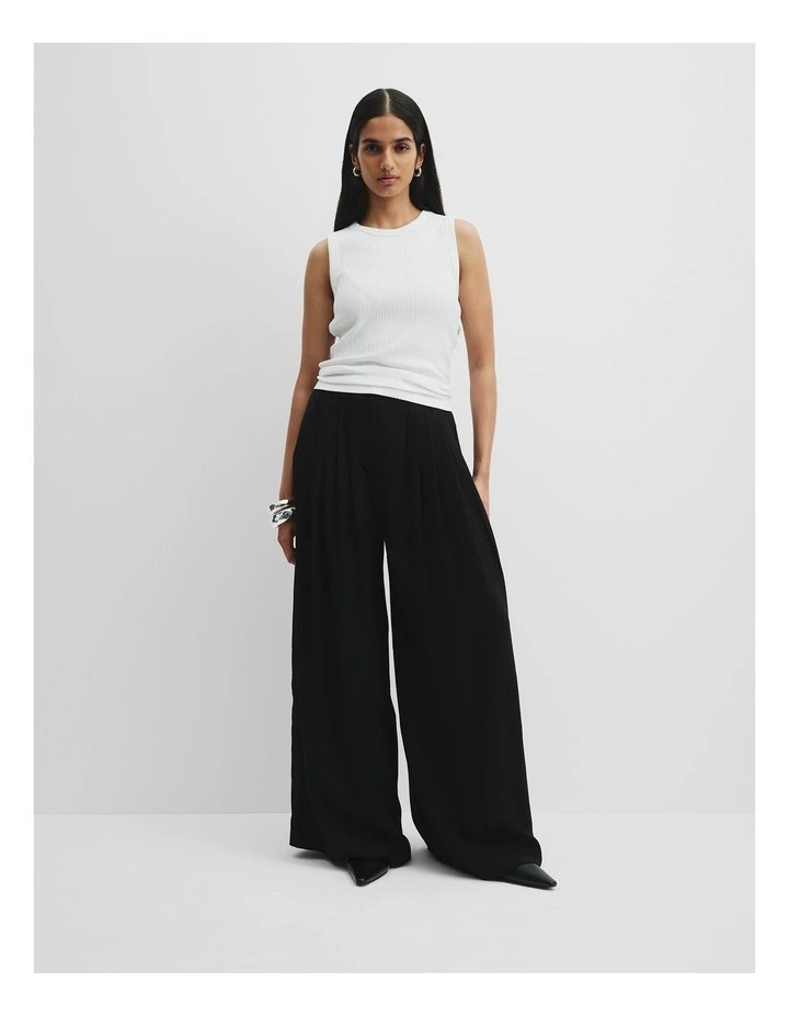 Country RoadAustralian Cotton Blend High Neck Rib Tank in Antique White | Myer