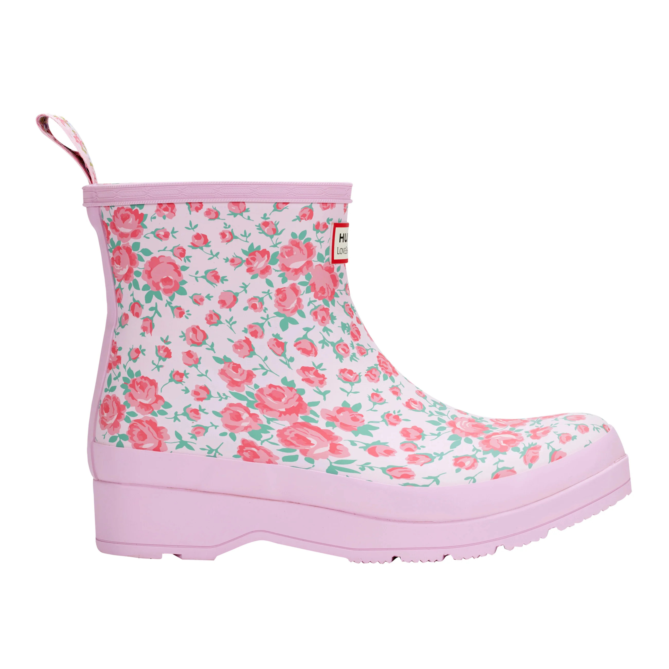 Hunter x LoveShackFancy Women’s PLAY™ Short Rose Heart Rain Boots | Hunter Boots