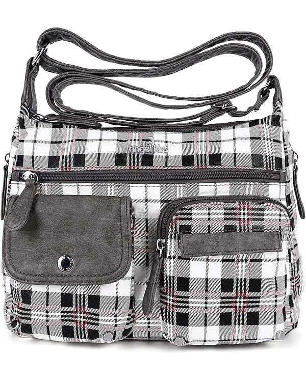 Angelkiss Crossbody Bags for Women, Ladies Shoulder Handbags and Purses Medium Faux Leather Pocke... | Amazon (US)