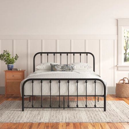 Such a cute classic metal bed from Wayfair for under $100. 

Perfect for a guest room, kids room or Airbnb. 👏🏻

#LTKxWayDay #wayfairfinds #bedroom #queenbed