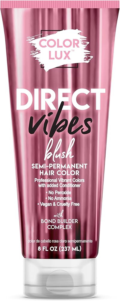 Direct Vibes Semi-Permanent Hair Color, Blush, Vibrant & Long-Lasting Shade, Ammonia-Free, Vegan,... | Amazon (US)