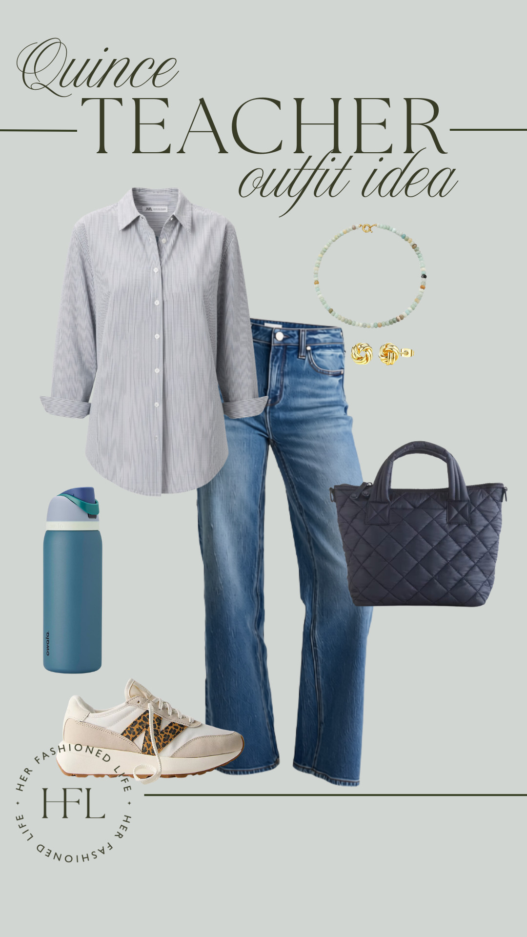 Keeping it easy and put together for back to school with this striped button-down and jeans combo.
#LTKback2school #LTKworkwear #LTKstyletip #liketkit 

 #LTKootd #LTKOver40 #LTKWorkwear