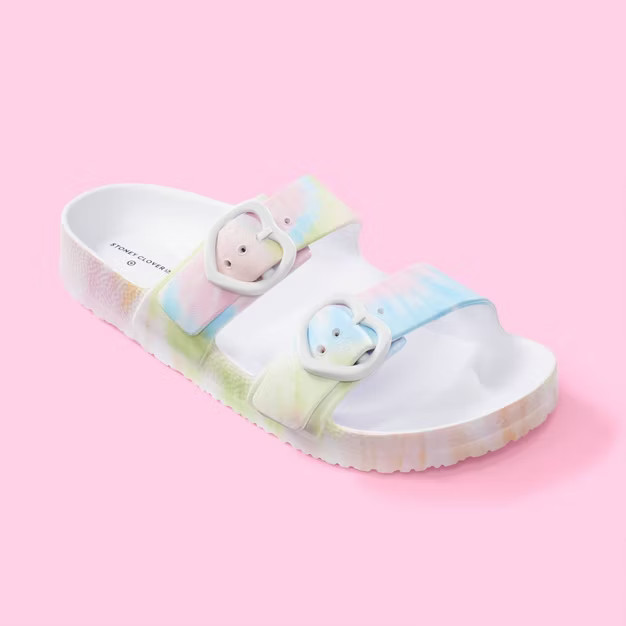 Women's Tie-Dye Slide Sandals - Stoney Clover Lane x Target Rainbow | Target