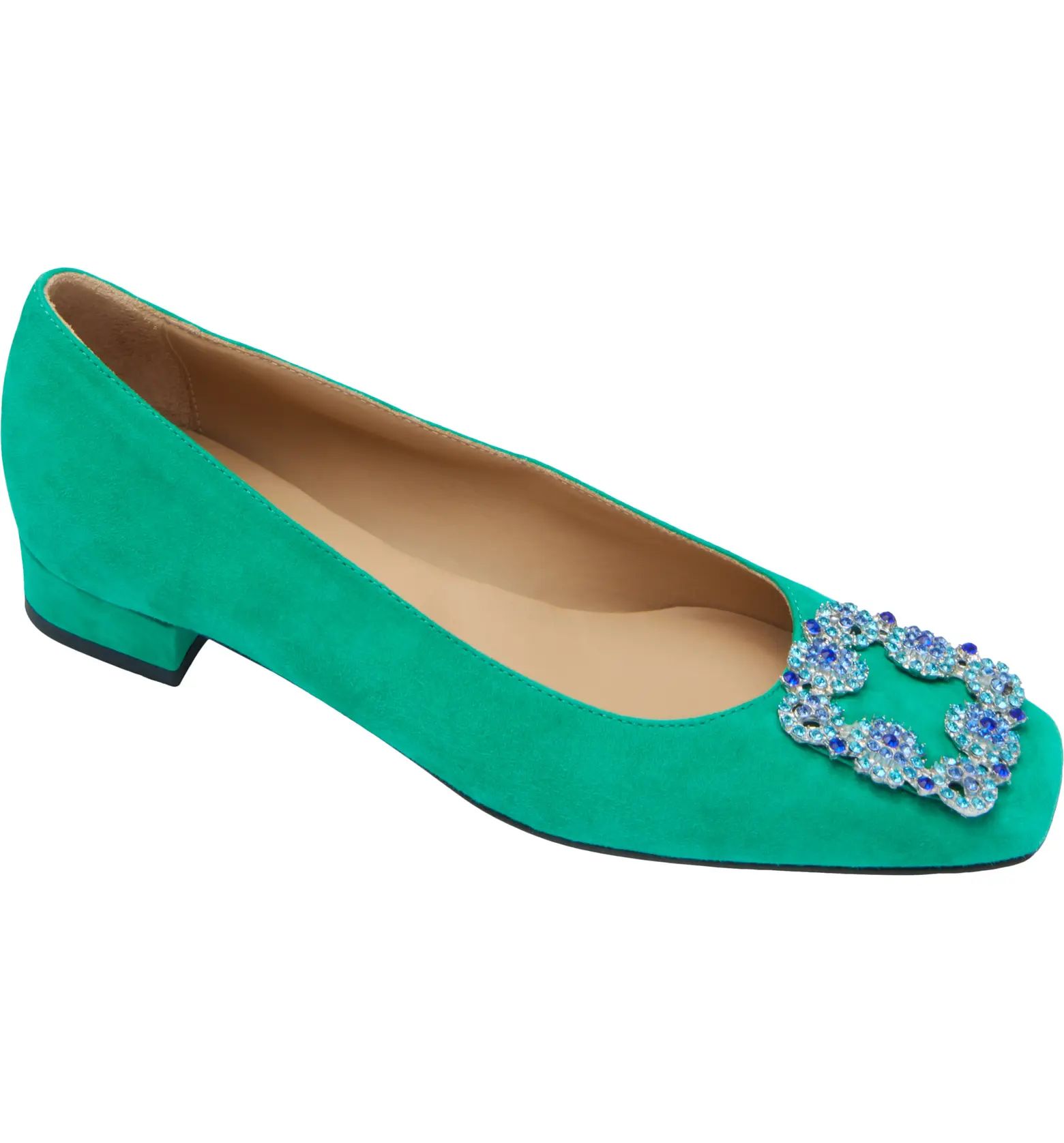 ANN MASHBURN Crystal Buckle Flat (Women) | Nordstrom | Nordstrom