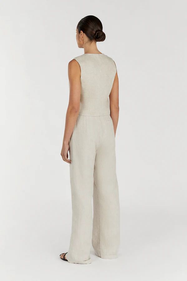 NORAH NATURAL LINEN PANT | DISSH