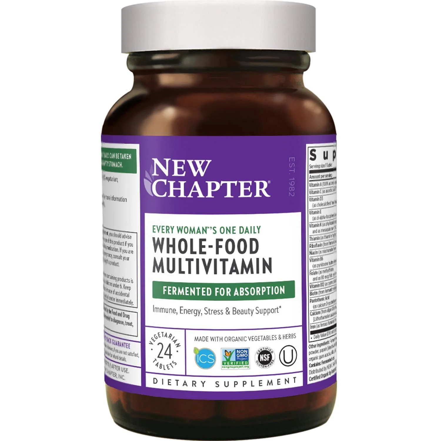 Women’s Multivitamin + Immune Support – New Chapter Every Woman’s One Daily, Fermented with... | Walmart (US)
