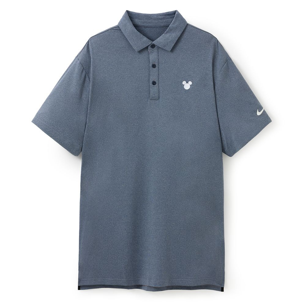 Mickey Mouse Icon Polo Shirt for Men by Nike – Heathered Gray | Disney Store