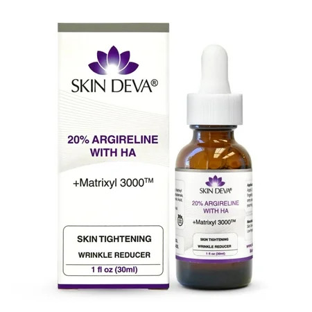 Skin Deva 20% Argireline Matrixyl Serum with Hyaluronic Acid Anti-Aging Wrinkle Reducer Stimulates Collagen | Walmart (US)