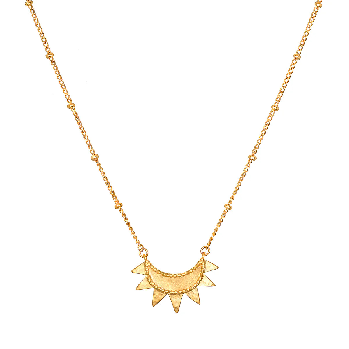 Emergence Gold Sunburst Necklace | Satya Jewelry