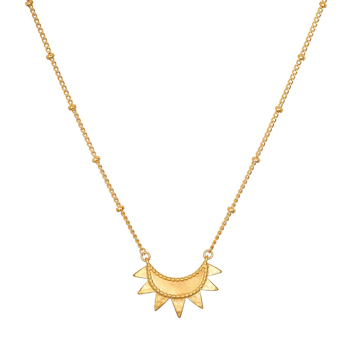 Emergence Gold Sunburst Necklace | Satya Jewelry