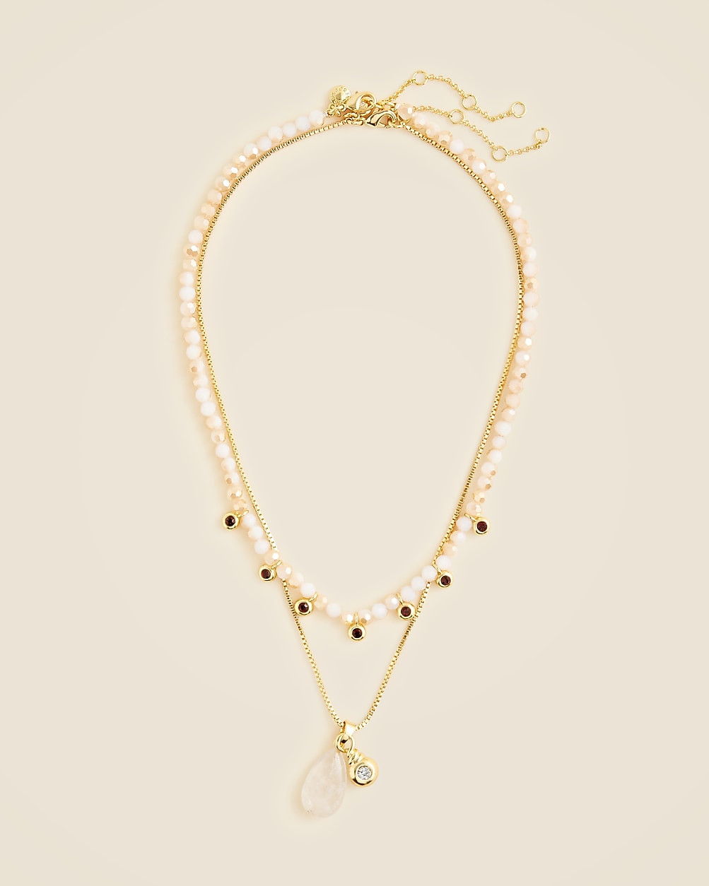 Crystal and stone necklaces set | J. Crew US