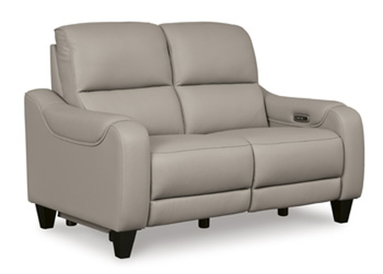 Mercomatic Power Reclining Loveseat In Gray | 1stopbedrooms