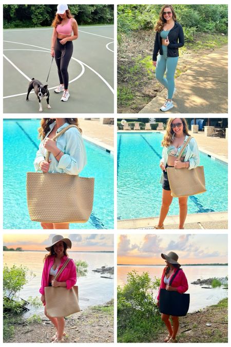 Sharing some Mother's Day gift ideas for mamas on the go! 
-These Calia Inspire leggings and sports bras are perfect for pickleball, yoga or just running errands! I got a medium in both! The quality is 🙌🏻
-This woven neoprene bag comes in black or beige and is a great size for the pool, lake or beach! 
-Swim separates that are easy to mix and match! Tops are adjustable with padding. Bottoms have good booty coverage. I love the floppy hat and linen cover up! 
Quality, practical gifts mom will use again and again! 
.


#LTKover40 #LTKActive #LTKGiftGuide