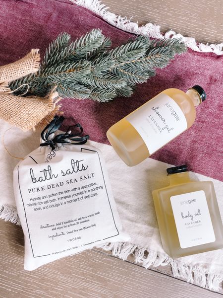 GIFT IDEA! Looking for a gift of relaxation? Then these @janejee products are highly recommended! The packaging is not only beautiful, but they’re clean, and sustainably sourced. The lavender smells amazing, but they also come in other scents. 

#LTKSeasonal #LTKGiftGuide #LTKbeauty