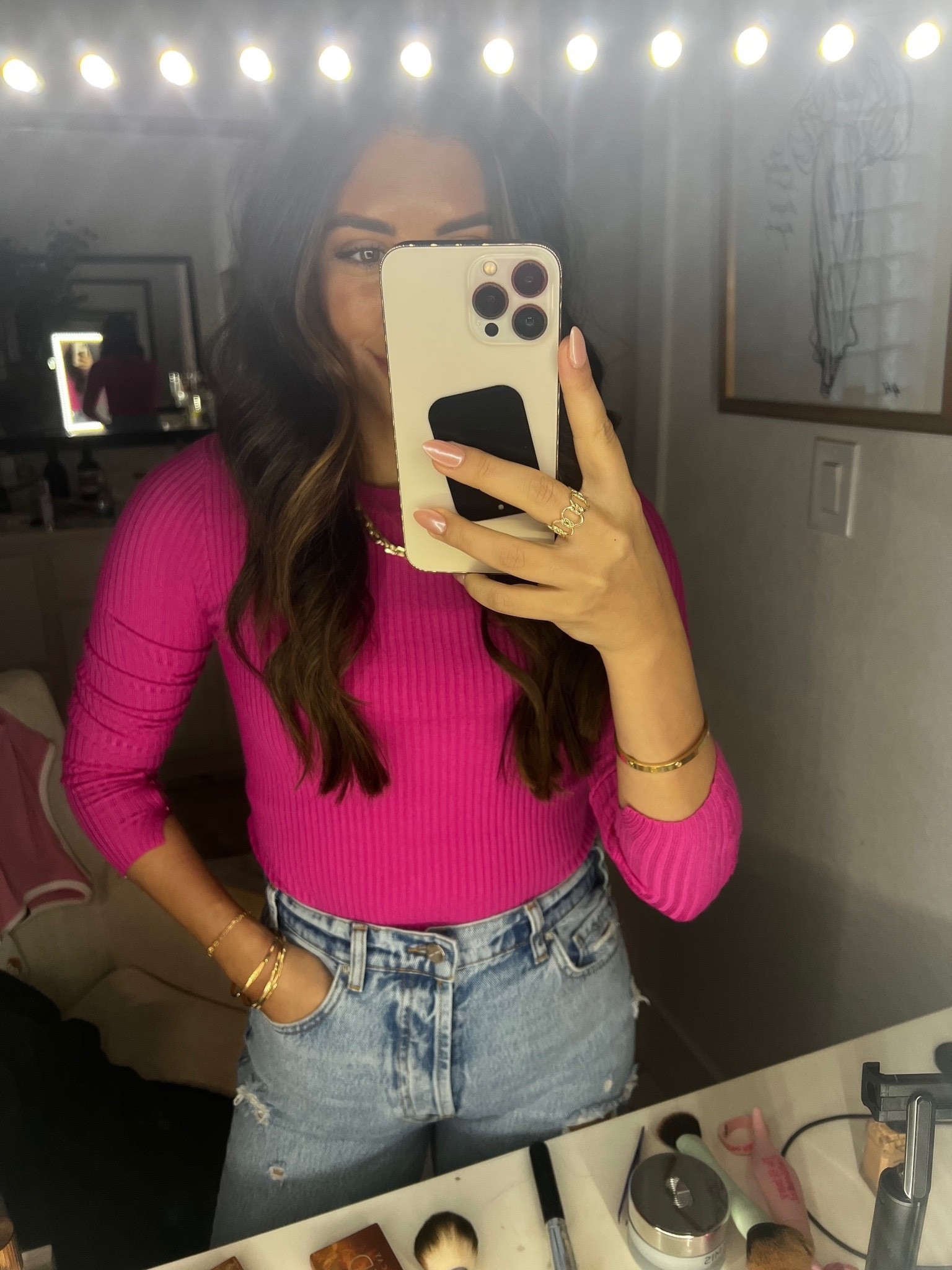 This bodysuit is actually a best seller from last year that’s restocked! I wore a ton and you guys sold out super quick. Comes in a couple different colors. 

#LTKstyletip #LTKfindsunder50