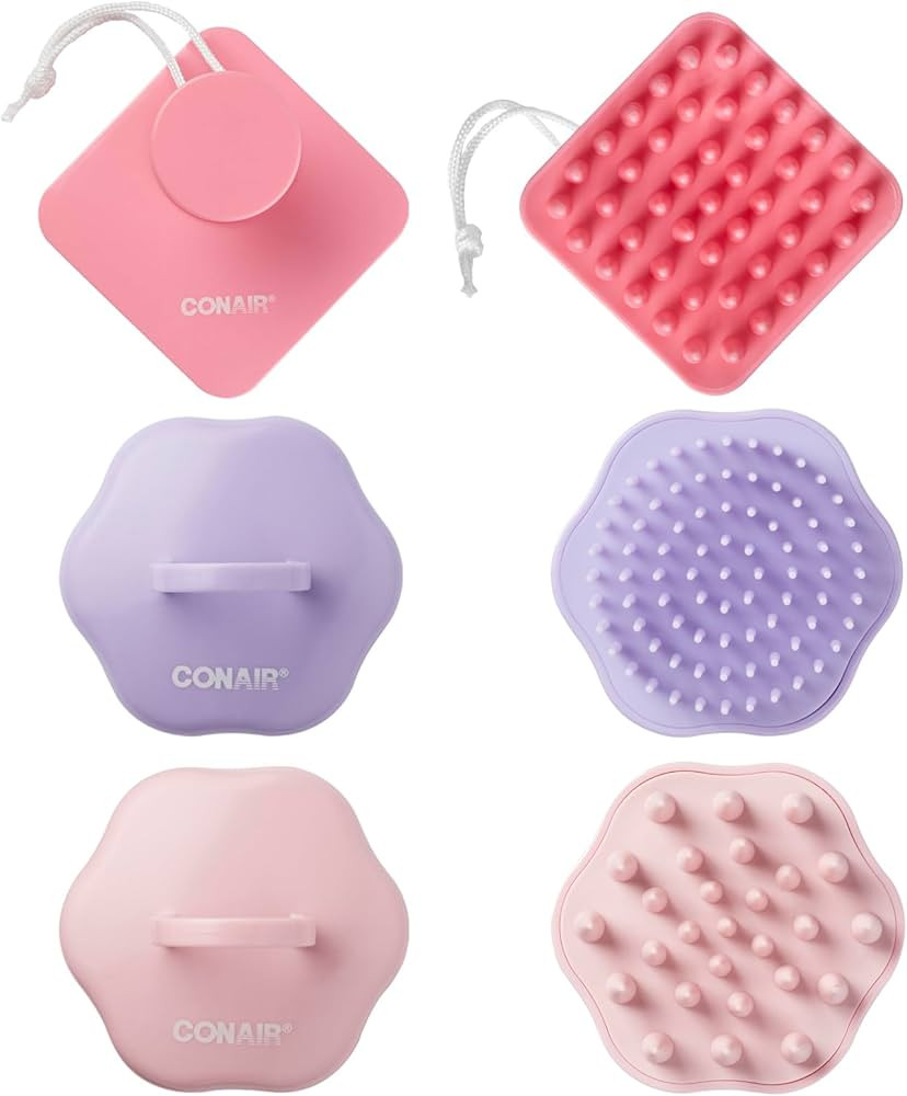 Conair Scalp Massager - Scalp Massager hair growth - Head Massager Scalp - 3 Unique Brush Heads -... | Amazon (US)