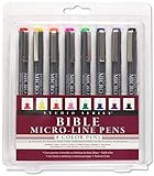 Bible Micro-Line Color Pens (8-piece Set) | Amazon (US)