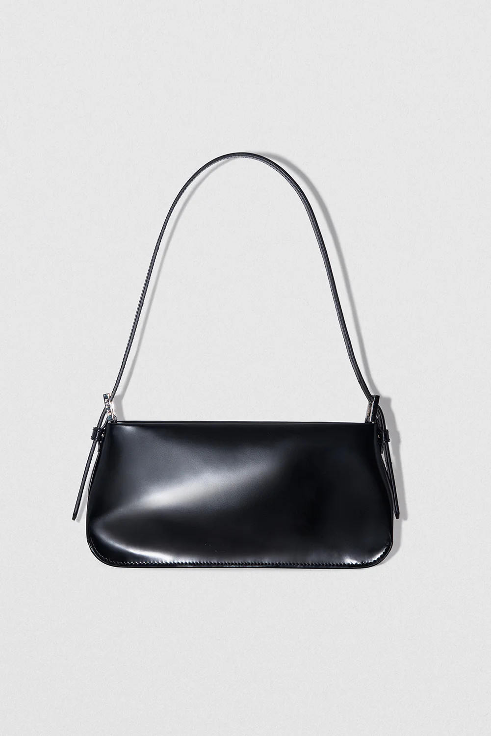 Dulce Black Semi Patent Leather | By Far