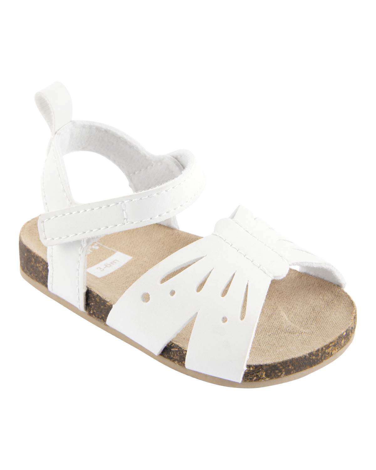 Baby Butterfly Faux Cork Sandals - White - Carter's | Carter's | Carter's Inc