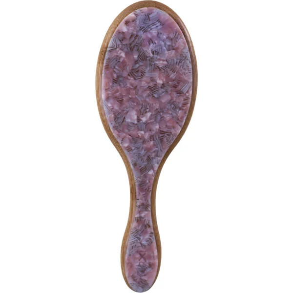 Kaxi Custom Engraved Wooden Brush, Pink Pearl | Maisonette