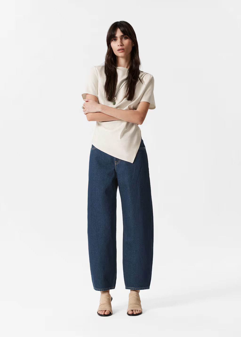 Draped Asymmetric T-shirt | & Other Stories - US