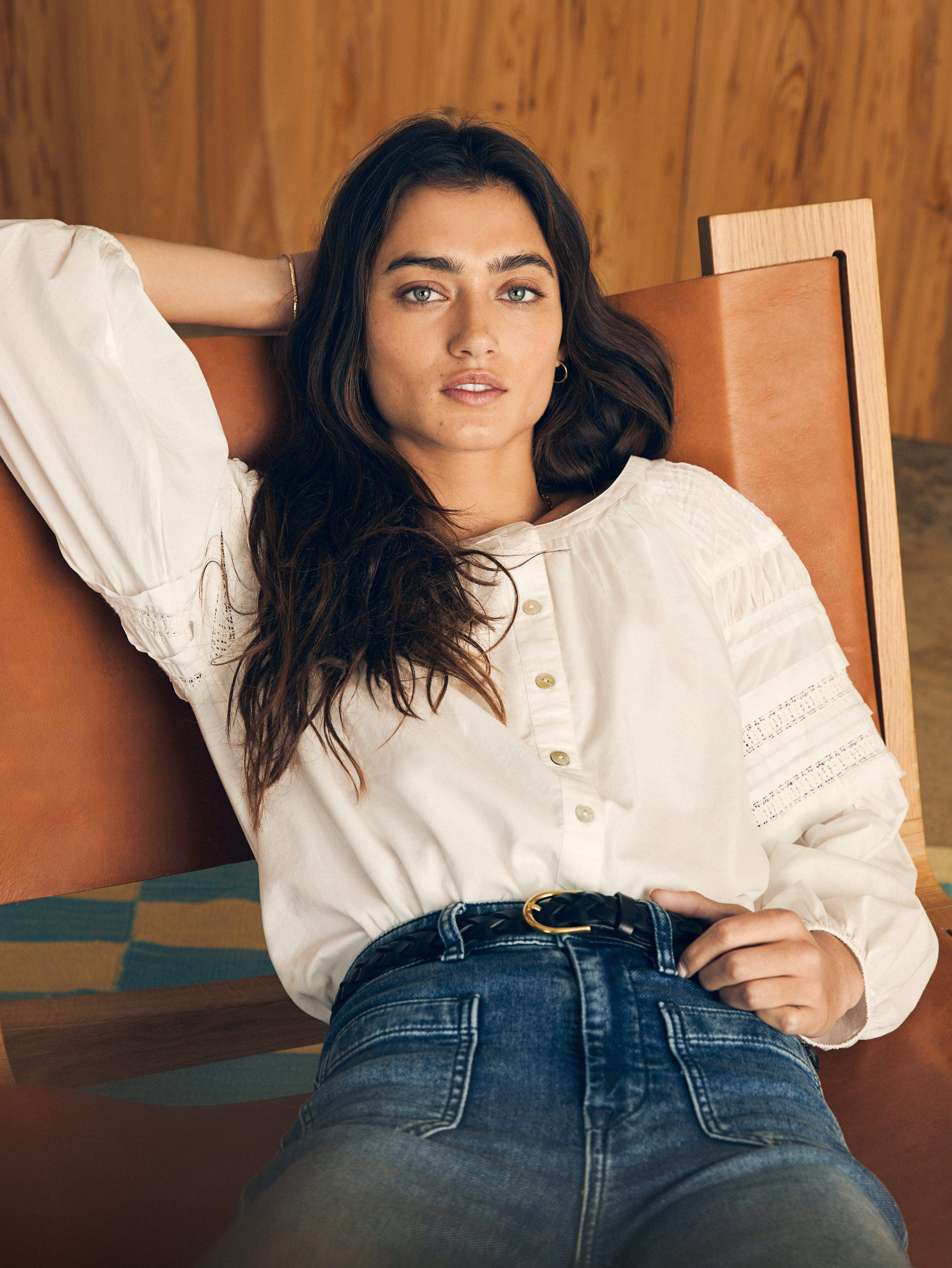 Enna Top - White | Faherty