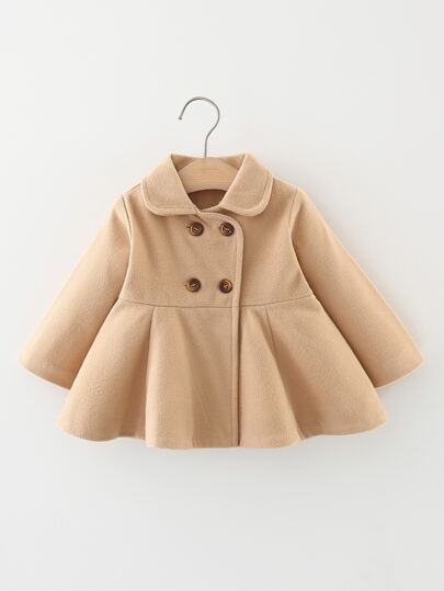 Baby Double Breasted Overcoat | SHEIN