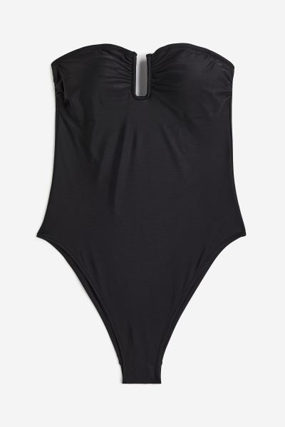 High leg bandeau swimsuit | H&M (US)