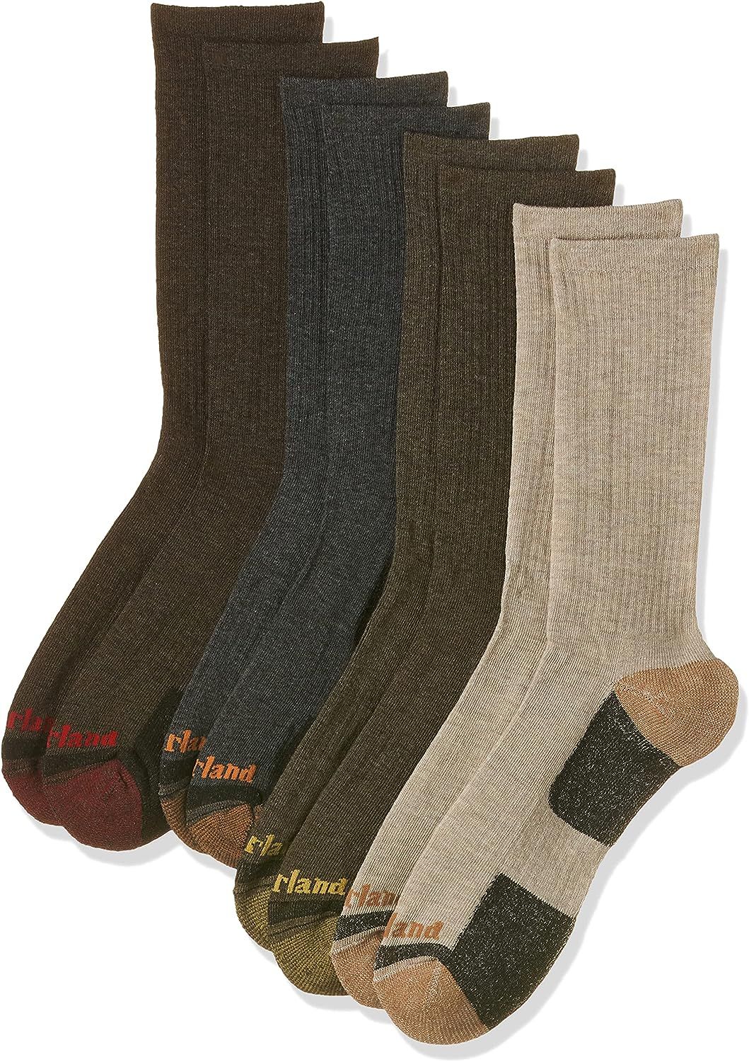 Timberland Men's 4-Pack Comfort Crew Socks | Amazon (US)