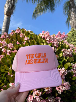 Girls Are Girling Trucker Hat | KenzKustomz