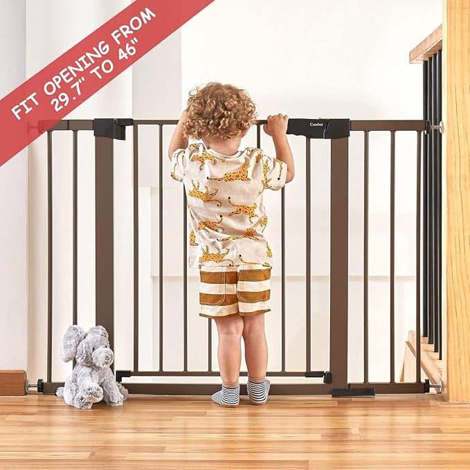 Mom's Choice Awards Winner-Cumbor 29.7-46" Auto Close Safety Baby Gate, Extra Tall and Wide Child... | Amazon (US)