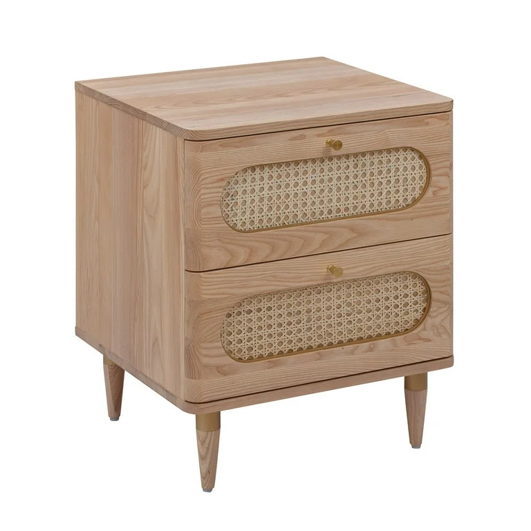 TOV Furniture Carmen Cane Nightstand | Walmart (US)