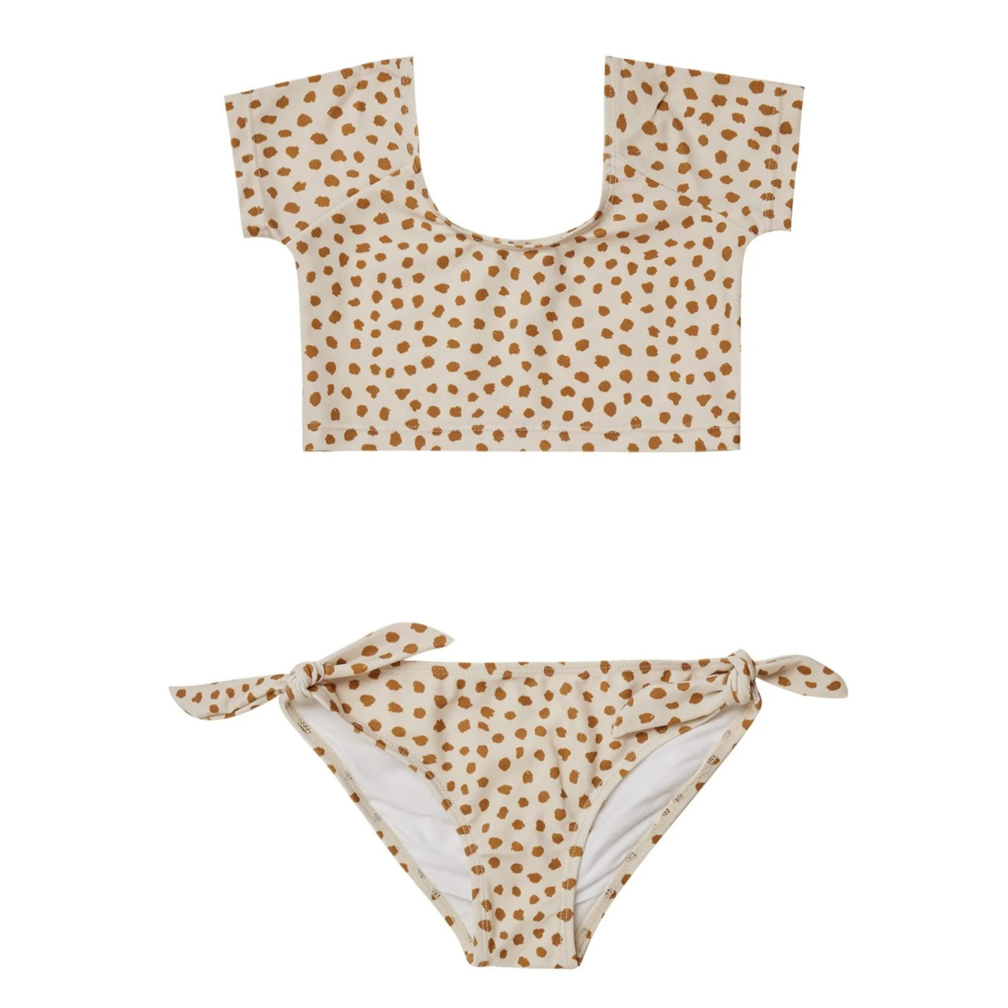 Rylee & Cru Cropped Rashguard Set, Spots | SpearmintLOVE
