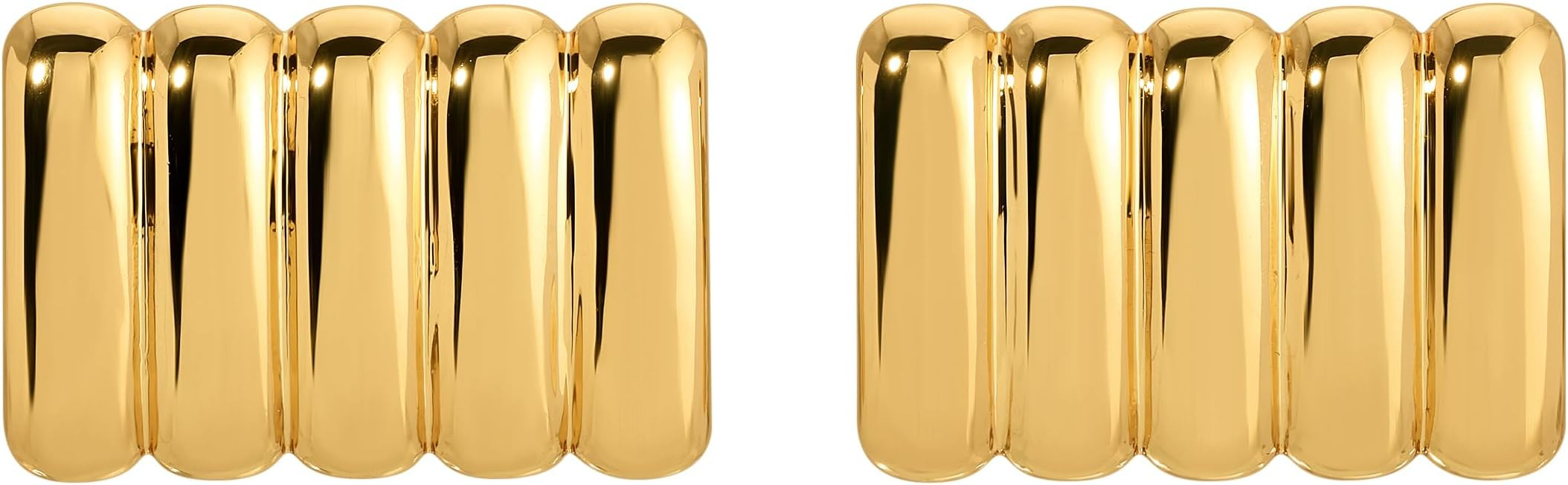 Heaven Mayhem Clemmie Earrings – 18k Plated Stainless Steel, Ultra-Lightweight, Hypoallergenic ... | Amazon (US)