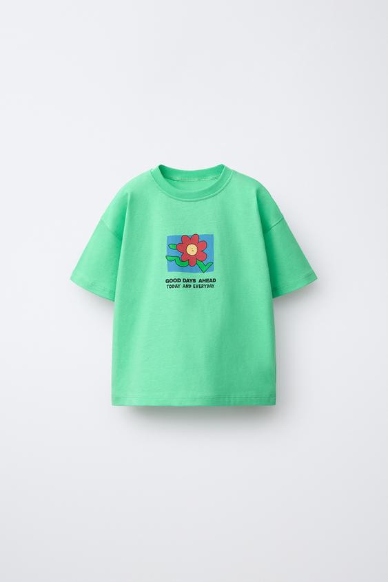 FLORAL PRINT T-SHIRT | Zara US