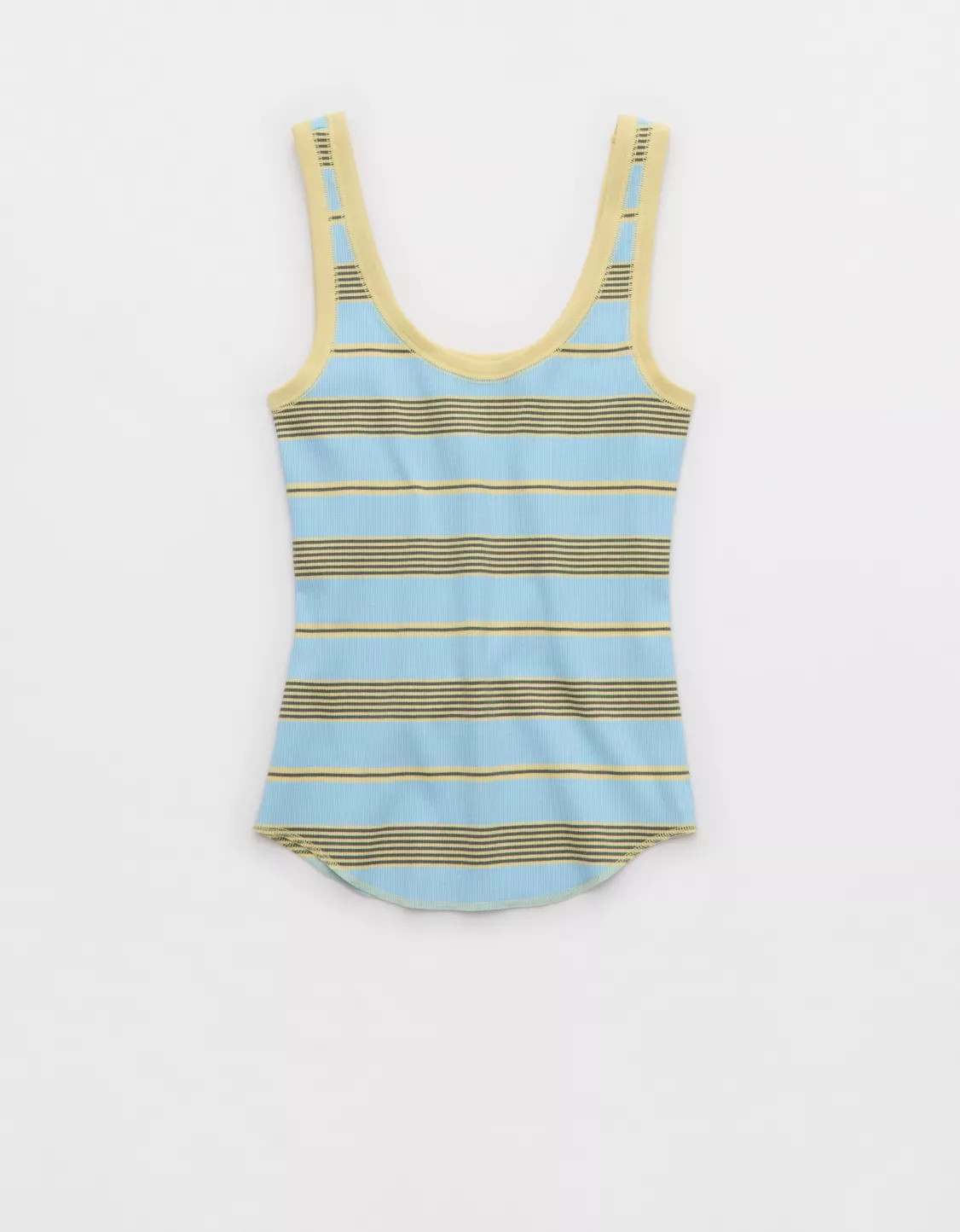 Aerie Ribbed Scoop Neck Tank Top | Aerie